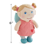 HABA Guardian Angel Mini Doll Lucy- Tiny 6" Angel Baby Doll, A First Baby Doll for Toddlers 1-3 & Angel Plush Toys