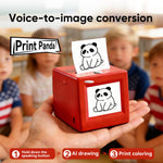 JUMP HERO Smart AI Voice Sticker Maker Machine,Mini Sticker Printer for Kids, Inkless Portable Thermal Sticker Printer Box with Photo Printing, DIY Label Maker for Scrapbooking, Crafts, Gift Wrapping