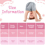 Sintege 5 Pieces Baby Shorts Linen Bloomer Short 3-6 Months Blend Summer Loose Cute Short Bloomer for Unisex Boy Girl
