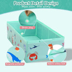 Tohetsuzp Collapsible Baby Bathtub, Portable Foldable Travel Baby Bath for Infant Toddler, Converts Shower to Tub, No Assembly Folds Flat for Storage, 6M-5 Years, Green