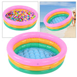 Children Swimming Pool, Baby Basin Pool, Soft Basin Pool, Bright Color Swimming Pool Accompany for Kids Children Playing Fun (S)