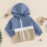 MERSARIPHY Toddler Boy Hoodies Baby Boy Jacket Lightweight Pocket Zip Up Hooded Jackets Baby Fall Winter Outwear (Blue, 6-12 Months)