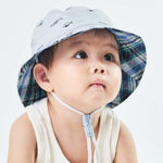 Durio Baby Hat UPF 50+ Sun Protection Boy Summer Cute Kids Toddler Sun Hat Cap Baby Girl Bucket Blue 19.7"(50cm)/12-24 Months