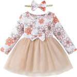 Baby Girl Dress Newborn Toddler Girl Fall Winter Dress Tutu Tulle Dresses for Girls