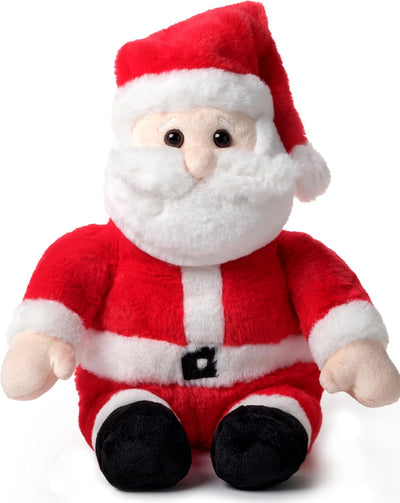 Plush toy Santa Claus on a white background
