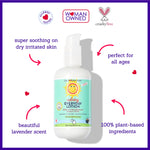 California Baby Calming Lotion | 100% Plant-Based Moisturizer | Lavender Baby Lotion | Face Moisturizer For Dry Skin | Hypoallergenic | 8.5 oz.
