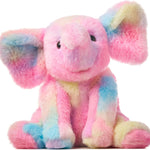 Hopearl Adorable Plush Calf Elephant Toy Floppy Elephish Ultra Soft Stuffed Animal for Boys Girls Kids Toddlers, Gray, 9''