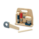 PlanToys® Wooden Handy Carpenter Set for Montessori Inspired Practical Life Play | Fine Motor, Construction and Imaginative Skill Building | Eco Friendly Tool Set for Creative Hands On Learning