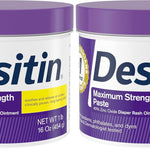 Desitin Maximum Strength Baby Diaper Rash Cream, 40% Zinc Oxide for Treatment, Relief & Prevention, Hypoallergenic, Phthalate- & Paraben-Free Paste, Protects Skin For Up To 12 Hours, 16 oz