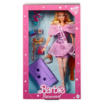 Barbie Rewind Doll & Accessories with Curly Blonde Hair & 1980s-inspired Prom Queen Outfit, Collectible & Displayable