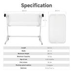 Maydolly Baby Bassinet, Smart Crib, Automatic Cry Detection and Response, Rocking Bassinet for Baby, 7 Height Adjustable with Mattress for Newborns (White)