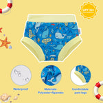 ALVABABY Swim Diapers 3pcs Baby & Toddler Reusable Waterproof Swimming Diaper for Boy's and Girl's for Swim Classes 3XBS03-2-3T