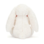 Jellycat Bashful Red Love Heart Bunny Stuffed Animal Plush Toy, Medium 12 inches