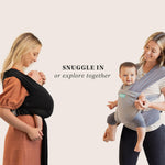 MOBY Easy Wrap Carrier by Petunia Pickle Bottom - Black Eyelet