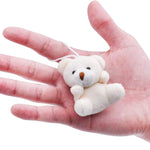 JOYIN 24 Pack Mini Animal Plush Toy Assortment, Animals Keychain Decoration for Kids, Small Stuffed Animal Bulk for Kids, Carnival Prizes, School Gifts, Halloween Goodie Bags