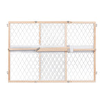 Summer Infant Secure Pressure Mount Wood & Plastic Baby Gate, Natural Hardwood Finish – 24” Tall, Fits Openings up to 27.5” to 42” Wide, Baby and Pet Gate for Doorways