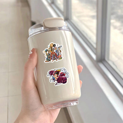 50pcs Anime One Piece Cartoon Stickers for Kids,Vinyl Waterproof Decal for Water Bottle Laptop Toy Sticker for DIY Decorate Bumper Phone Hard Hat Kids Teens Gifts (zshz)