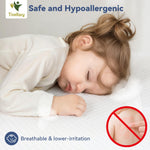 Tivellary Dual-Sided Crib Mattress – Gel Memory Foam Infant & Toddler Mattress, Breathable Hypoallergenic Removable Cover, Fits Standard Cribs 52"x27.5"x5''