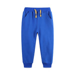 AMIYAN Boys Cotton Pants Toddler Sweatpants Boys Joggers Pants with Pocket Drawstring Royal Blue 4T