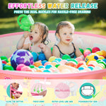 Kiddle Baby Pool with Canopy, Pop-Up Above Ground Pool, Foldable Infant Wading Pool for Toddlers 1-3, Baby Beach Tent, Portable Water Play Sum Toys for Child