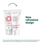 Attitude Baby and Child Fluoride-Free Training Toothpaste, EWG Verified, Naturally Derived Ingredients, Vegan, Strawberry, 2.6 Oz