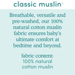 aden + anais Essentials Dream Blanket,100% Cotton Muslin Baby Blanket Crib Bedding for Newborn Baby and Toddler, Nursery Blanket for Boys and Girls, Baby Registry and Shower Gift - My Darling Dumbo