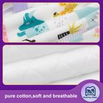 MooMoo Baby 8 Packs Potty Training Pants Cotton Absorbent Training Underwear for Toddler Baby Gir 3T