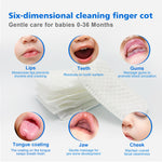 BabyPearl Baby Tongue Cleaner Newborn Baby Finger Toothbrush, 42 Count Disposable Wet and Dry Use Baby Mouth Cleaner, Baby Oral Cleaner Clean 0-36 Months Toddler Teeth, Gums, Tongue Coating