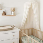 Blissful Diary Muslin Crib Sheets for Girl Boy, Boho Neutral Soft Cotton Baby Sheet for 52''x28'' Standard Crib Mattress, 2 Pack(Monstera&Dark Green)