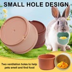 lenpestia 8 PCS Bunny Toys Stacking Cups Bunny Cups Stackable Guinea Pig Stacking Cups Colorful Reusable Rabbit Toys for Rabbit Guinea Pig Hiding Food Playing