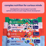 Cerebelly Toddler Snack Bars | Organic Strawberry Beet Smart Bars | Healthy Snack for Kids | 16 Brain-supporting Nutrients, Gluten Free, Nut Free, No Added Sugar | Pack of 30