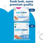 WaterWipes Original Baby Wipes, 99.9% Water-Based Wipes, Unscented & Hypoallergenic for Sensitive Skin, 240 Count (4 Packs), Packaging May Vary