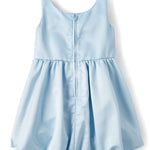 The Children's Place,Girls,Sleeveless Dressy Bubble Hem DressSatin Blue,4