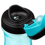 Chicco My Tumbler Toddler Sippy Cup for 2+ Years, 12oz Spill-Proof when Closed Water Bottle with Free-Flow Spout, Flip-Up Carry Handle, Easy Grip, BPA Free, Teal