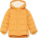 Amazon Essentials Girls and Toddlers' Heavyweight Hooded Puffer Coat, Water-Resistant