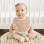 Konssy Muslin Baby Bibs 8 Pack Baby Bandana Drool Bibs Cotton for Unisex Boys Girls, 8 Solid Colors Set for Teething Drooling