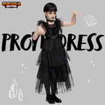 Spooktacular Creations Kids Black Family Costume, Halloween Costume Set for Girls, Dark Vintage Prom Dress