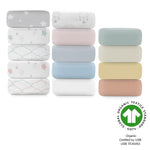 Newton Baby Fitted Crib Sheet (2-Pack) - Ultra Breathable and Soft, Organic Cotton, Fits All Standard Cribs, Wishing on a Star White