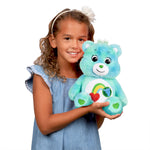 Care Bears 14" Medium Plush - I Turquoise Plushie for Ages 4+ – Stuffed Animal, Super Soft and Cuddly – Good for Girls and Boys, Employees, Collectors, Great Valentines Day Gift for Kids