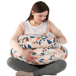 BATTOP Nursing Pillow for Breastfeeding with Removable Cover, Feeding Pillow for More Support for Mom, Adjustable Waist Strap Breastfeeding Pillow, Bottle-Feeding