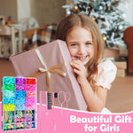 Hair Accessories for Girls, 1695 Pcs Toddler Hair Ties Elastic Hair Ties with Hair Clips Hair Tail Tools, Girls Hair Accessories for Baby Toddlers Kids