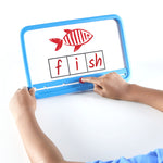 hand2mind Elkonin Boxes Magnetic Dry Erase Boards Set, Phonemic Awareness, Speech Therapy Materials, Letter Sounds for Kindergarten Phonics, Science of Reading Manipulatives (Set of 8), White
