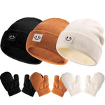FURTALK Baby Beanie and Mittens Set Toddler Beanie Warm Winter Hat Gloves Newborn Boys Girls