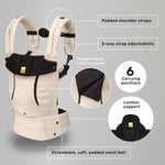 LÍLLÉbaby Complete All Seasons Ergonomic 6-in-1 Baby Carrier Infant to Toddler with Lumbar Support (7-45 Pounds), 360 Degree Baby Wearing & Multi-Position, Inward & Outward Facing (Moonbeam)