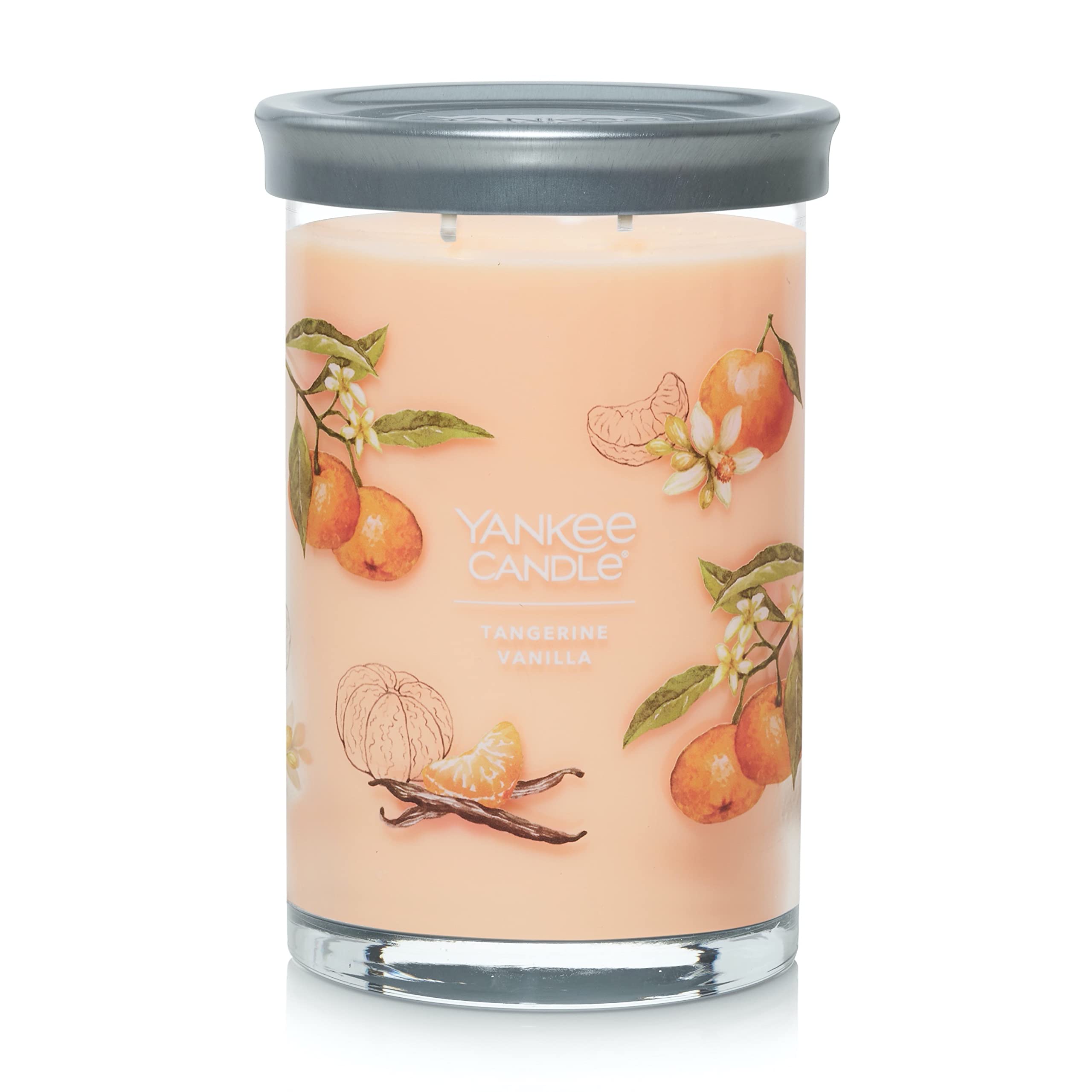 Yankee Candle Sage & Citrus Scented, Classic 22oz Large Jar Single Wick Candle, Over 110 Hours of Burn Time, Ideal for Home Decor and Gifts