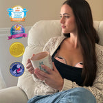 MomMed S33 Wearable Breast Pump – Double Hands-Free Electric Breast Pump with 4 Modes, 9 Suction Levels, Night Light, Portable Quiet & Rechargeable, 17/19/21mm Flange Inserts (Pink, 2 Pack)