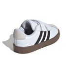 Adidas Unisex-Kids VL Court 3.0, White/Black/Grey, 5K