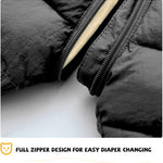 XMWEALTHY Baby Clothes Cute Infant Toddler Snowsuit Warm Newborn Boy Girl Winter Coats Hooded Zip Jumpsuit