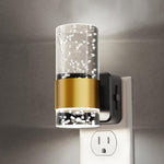 L LOHAS LED Night Light,Dimmable Night Lights Plug into Wall, 2 Pack Acrylic Nightlight with 0-100 LM Adjustable Brightness, 3000K Plug in Night Light with Dusk to Dawn Sensor, for Bathroom Hallway