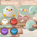 New Baby Gift Basket 21-Piece Set | TOP Newborn Baby Gift Set for Boy & Girl | Gender Reveal Gifts & New Mom Gifts Bundle | Essential Newborn Toys & Accessories Included in Elegant Keepsake Magnet Box